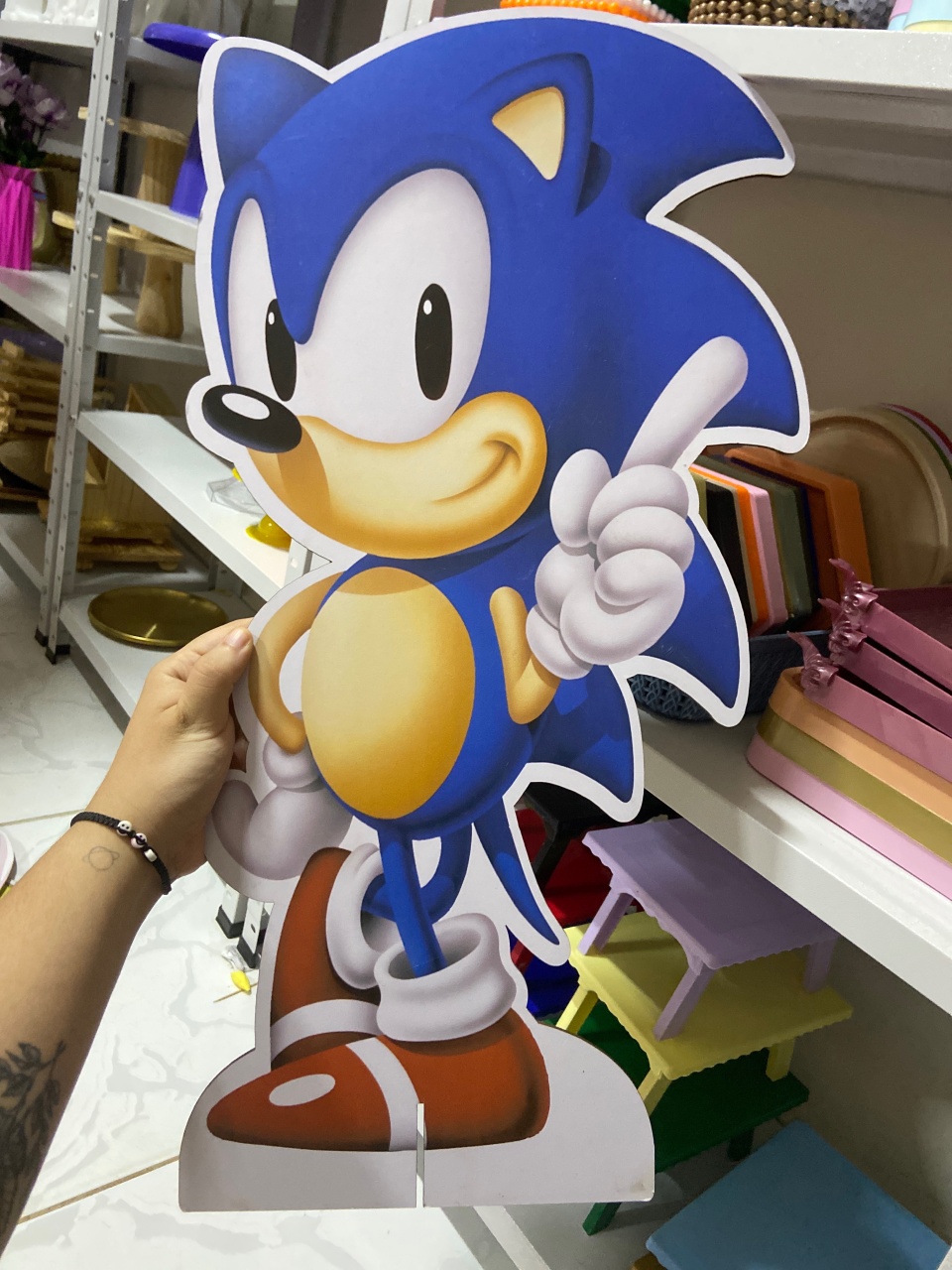 Display de Chão (Sonic) - Mini Festas