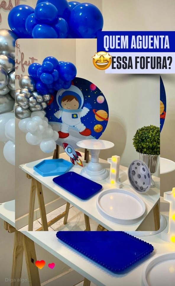 Kit Premium Festa Astronauta - Mini Festas