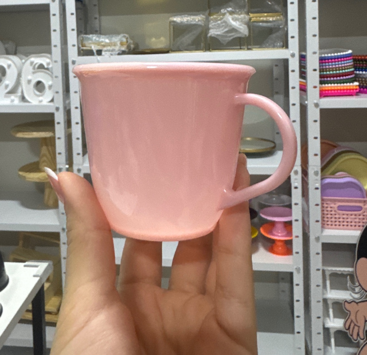 Xícara Rosa Bb  - Mini Festas