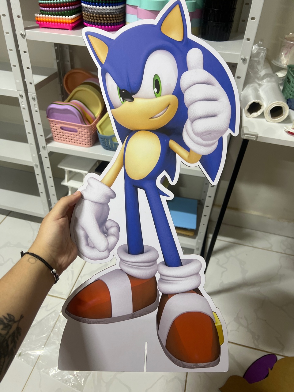 Display de Chão (Sonic) - Mini Festas