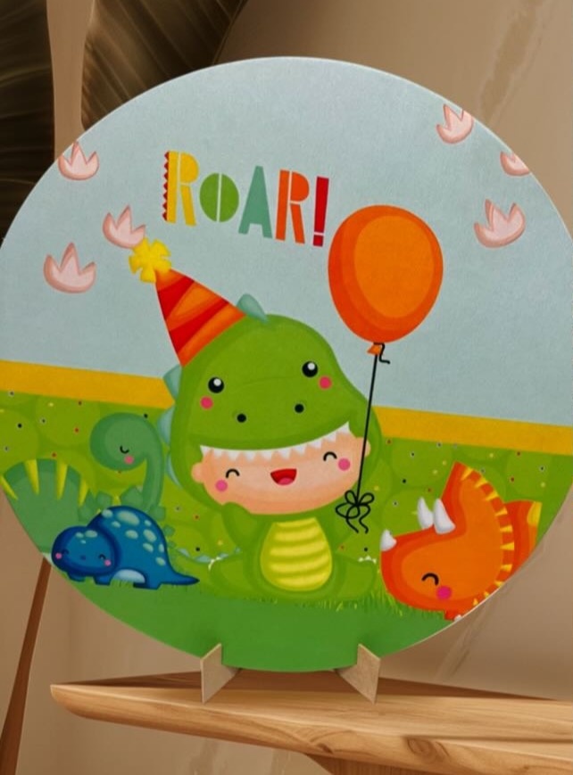 Capa Baby Dino - Mini Festas