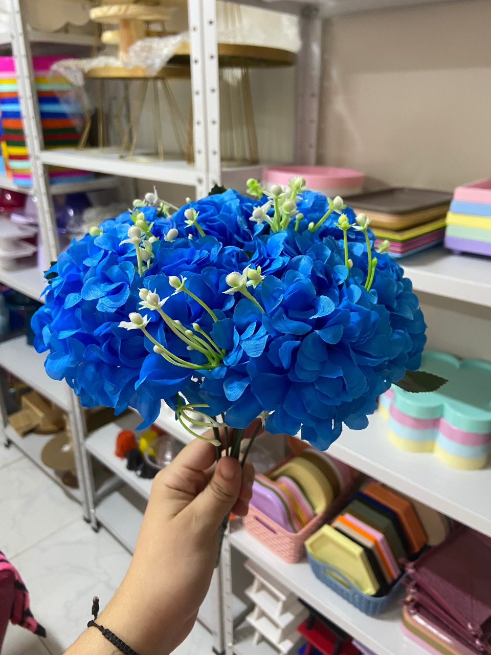 Flores Azul Escuro 2 - Mini Festas
