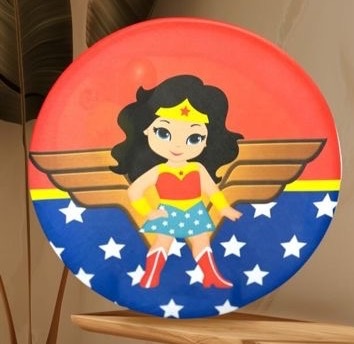 Capa Mulher Maravilha  - Mini Festas