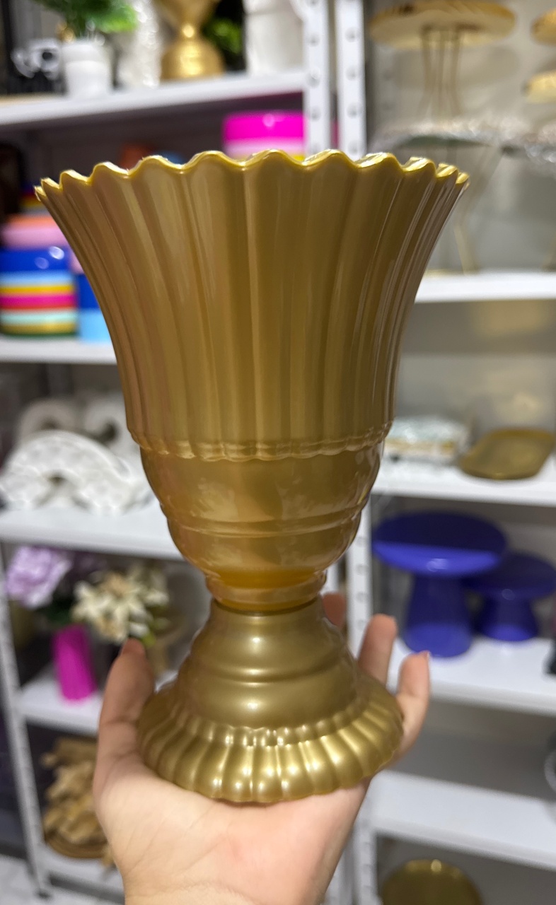 Vaso Douradoo - Mini Festas