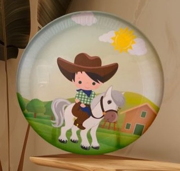 Capa Menino No Cavalo - Mini Festas