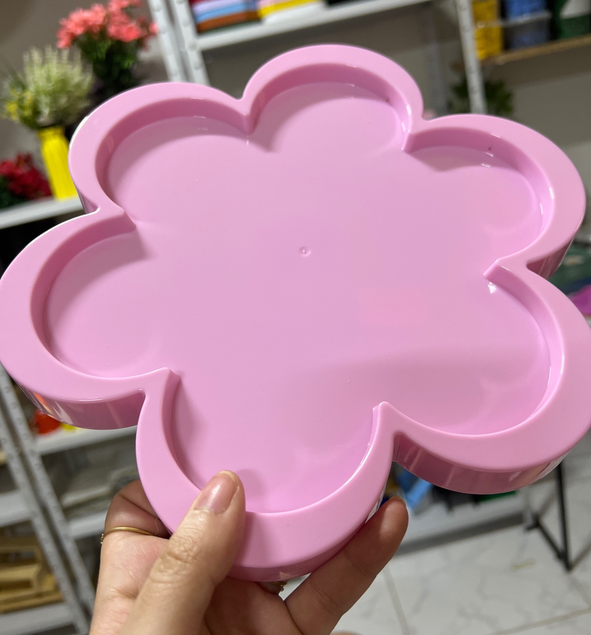 Bandeja Floratta Rosa Candy - Mini Festas