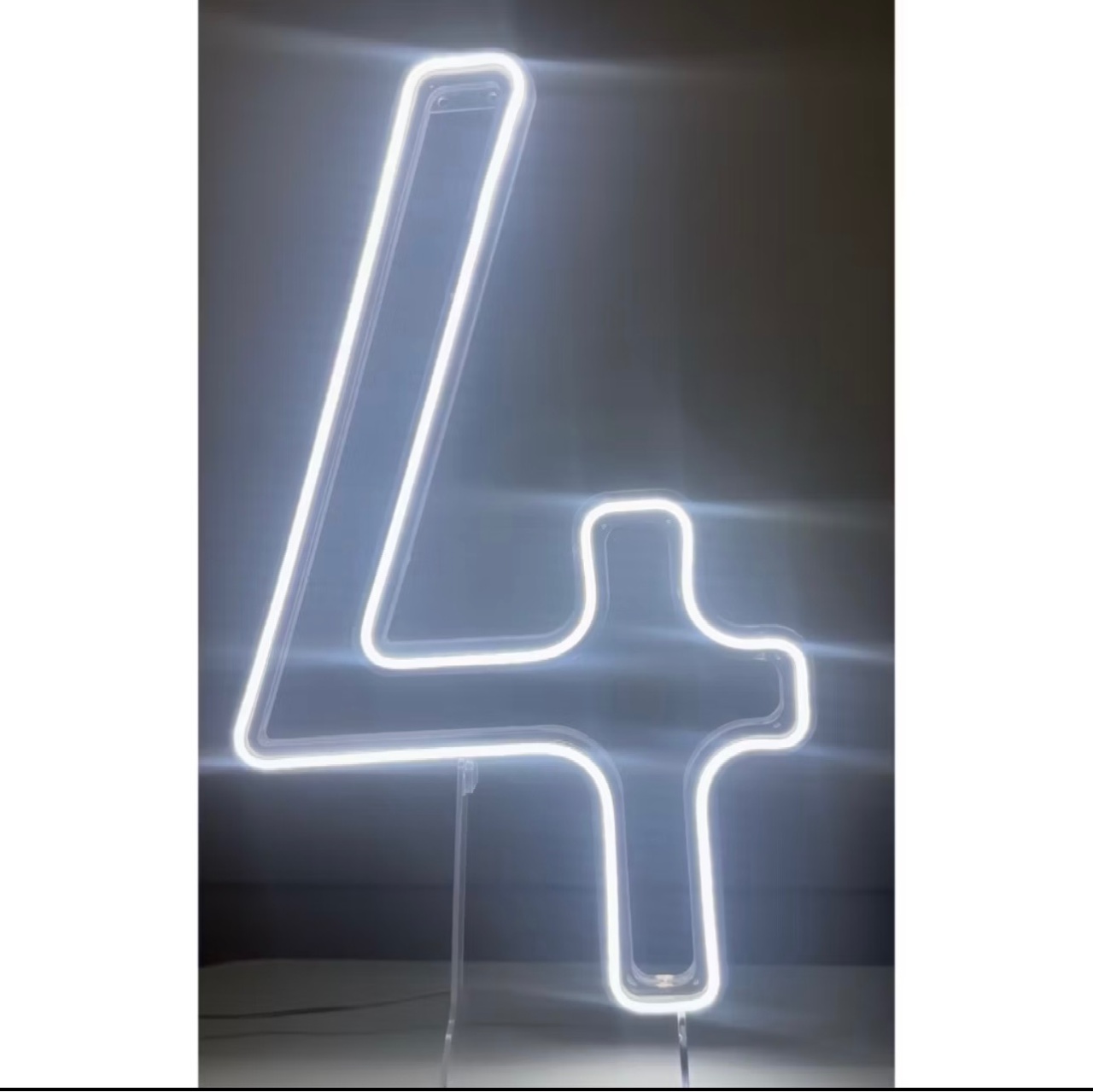 Número Led “4” - Mini Festas