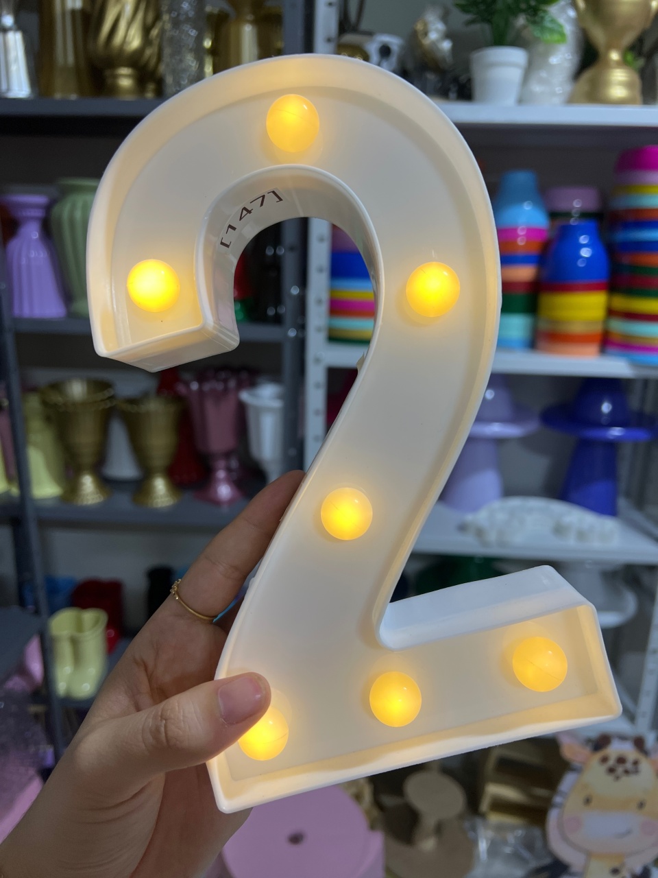 Número Led 2 G - Mini Festas
