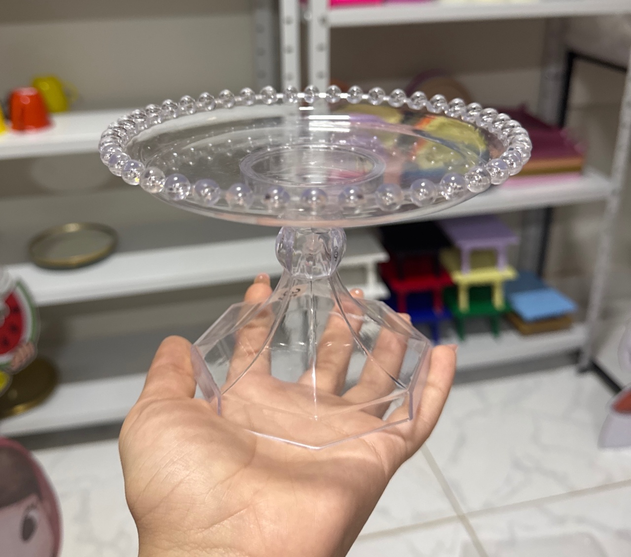Mini Boleira Transparente  - Mini Festas
