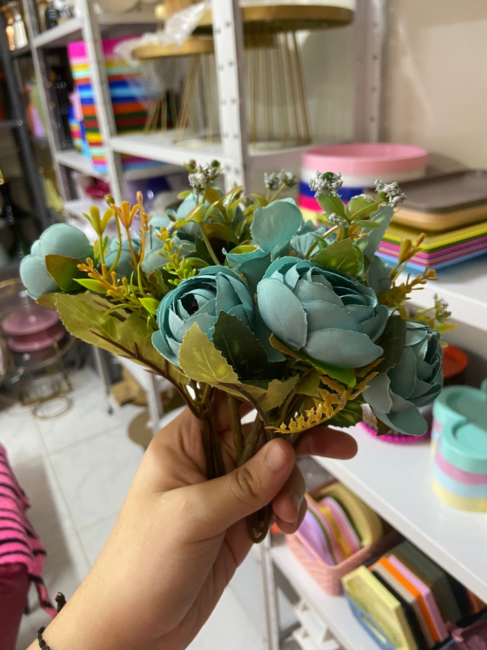 Flores Azul Claro 2 - Mini Festas