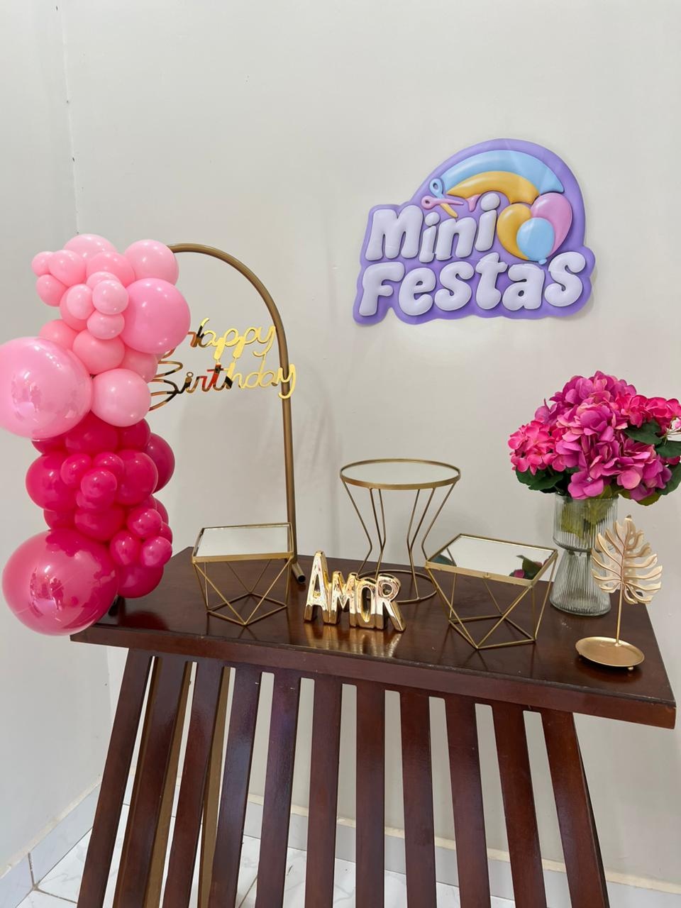 Kit Pink - Mini Festas