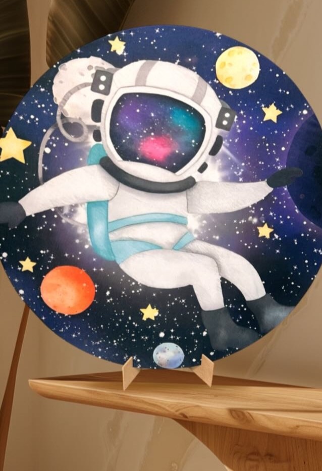 Capa Astronauta  - Mini Festas