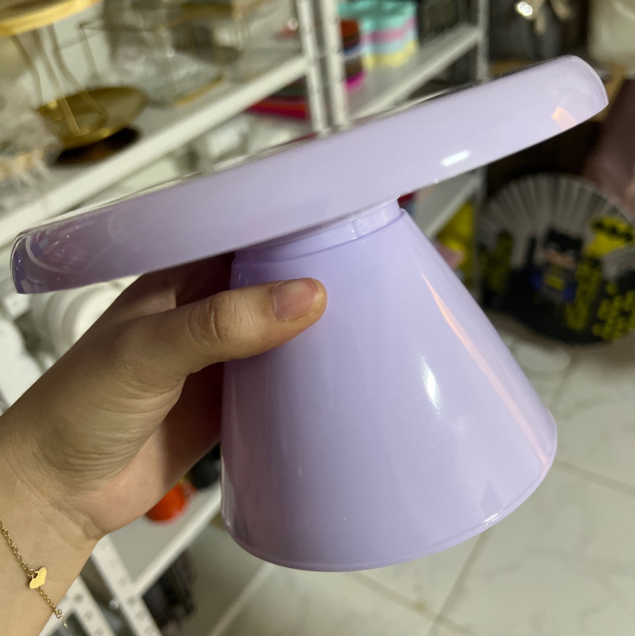 Boleira Cogumelo Lilas M - Mini Festas