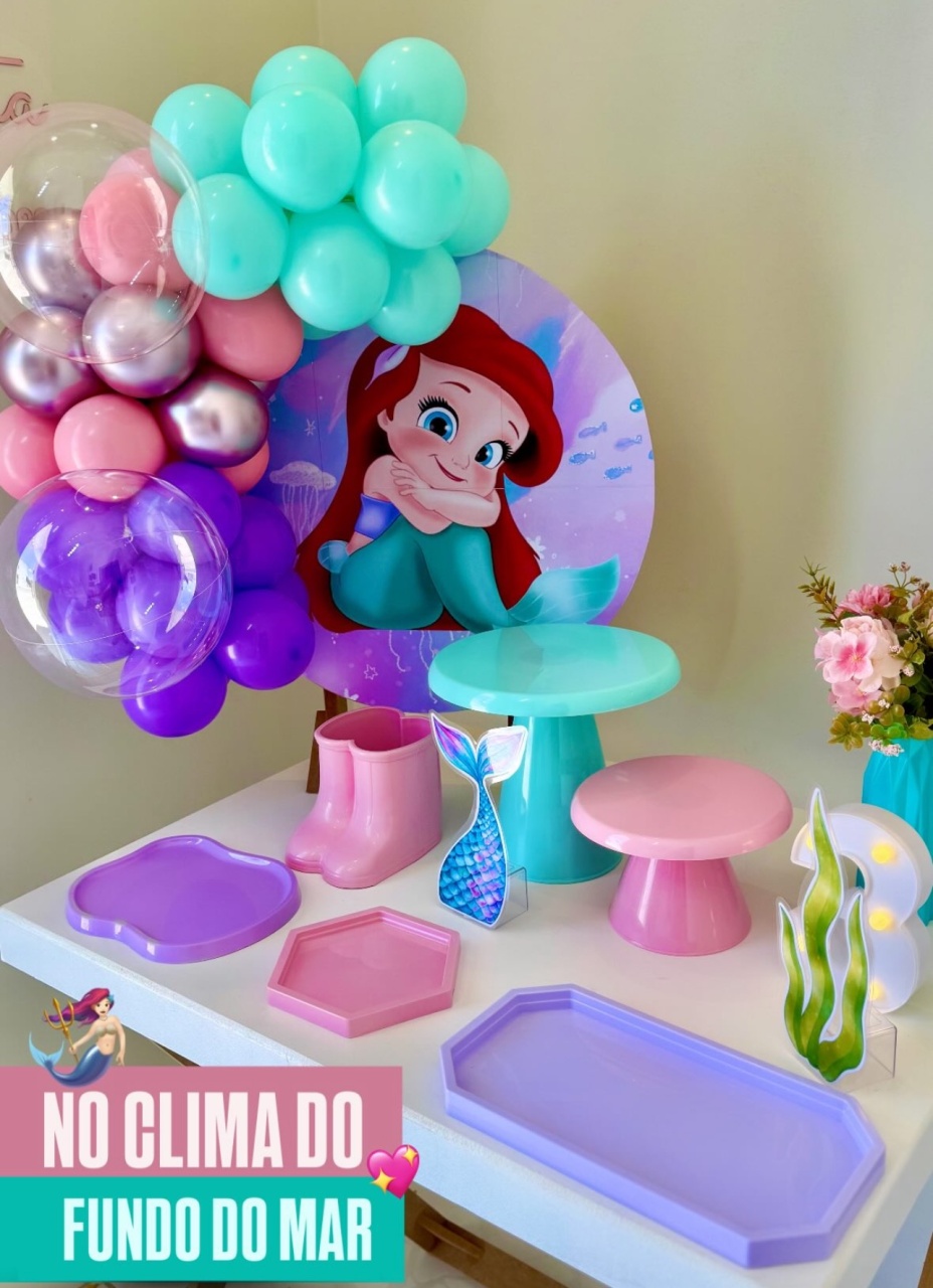 Kit Premium Ariel - Mini Festas