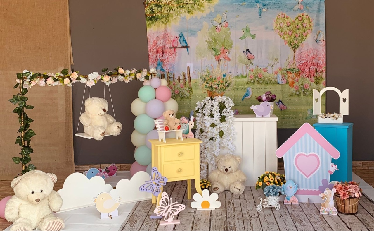 Chá de Bebê - Ursos No Jardim - Celebration Produções