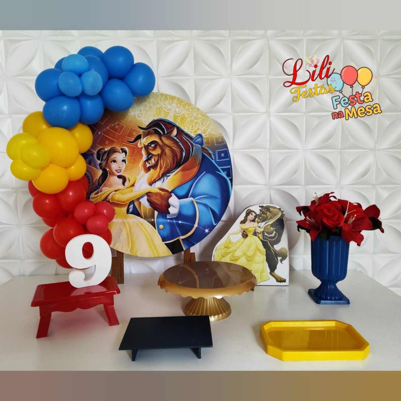 A Bela E A Fera - Festa Na Mesa - LiliFestaspegueemonte