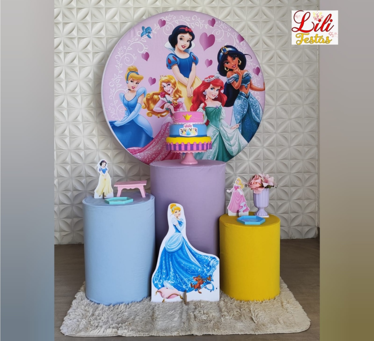 As Princesas (1) - Kit Promocional - LiliFestaspegueemonte