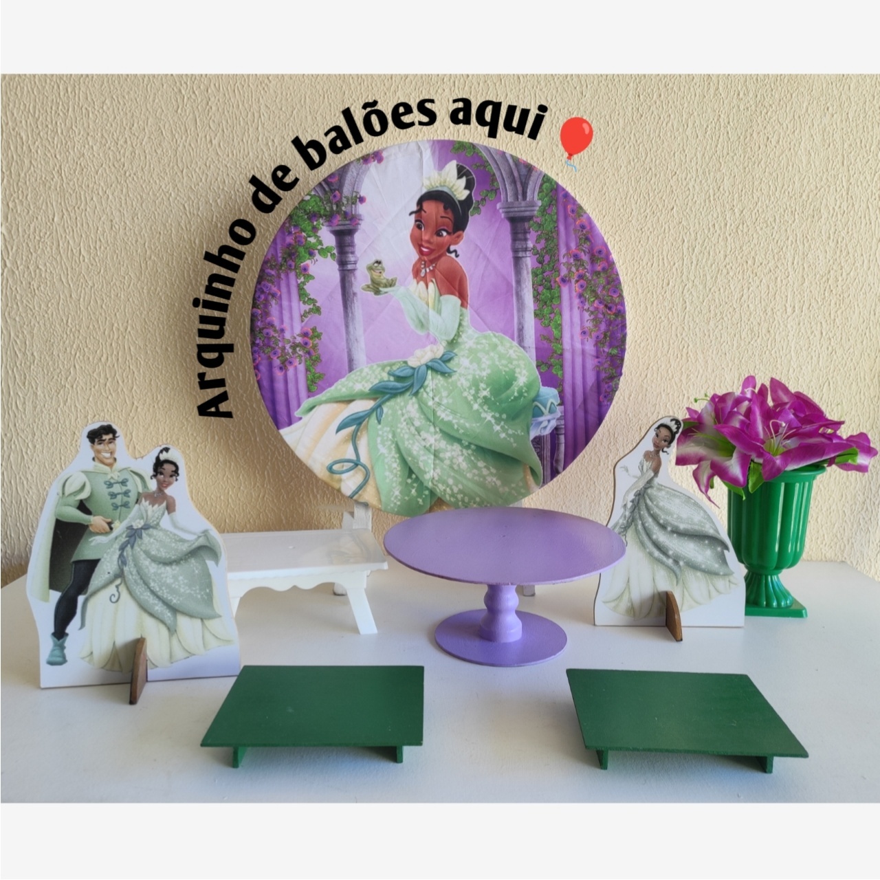 A Princesa E O Sapo - Festa Na Mesa - LiliFestaspegueemonte