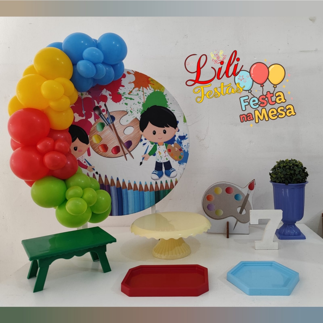 Pintando O 7 - Festa Na Mesa - LiliFestaspegueemonte