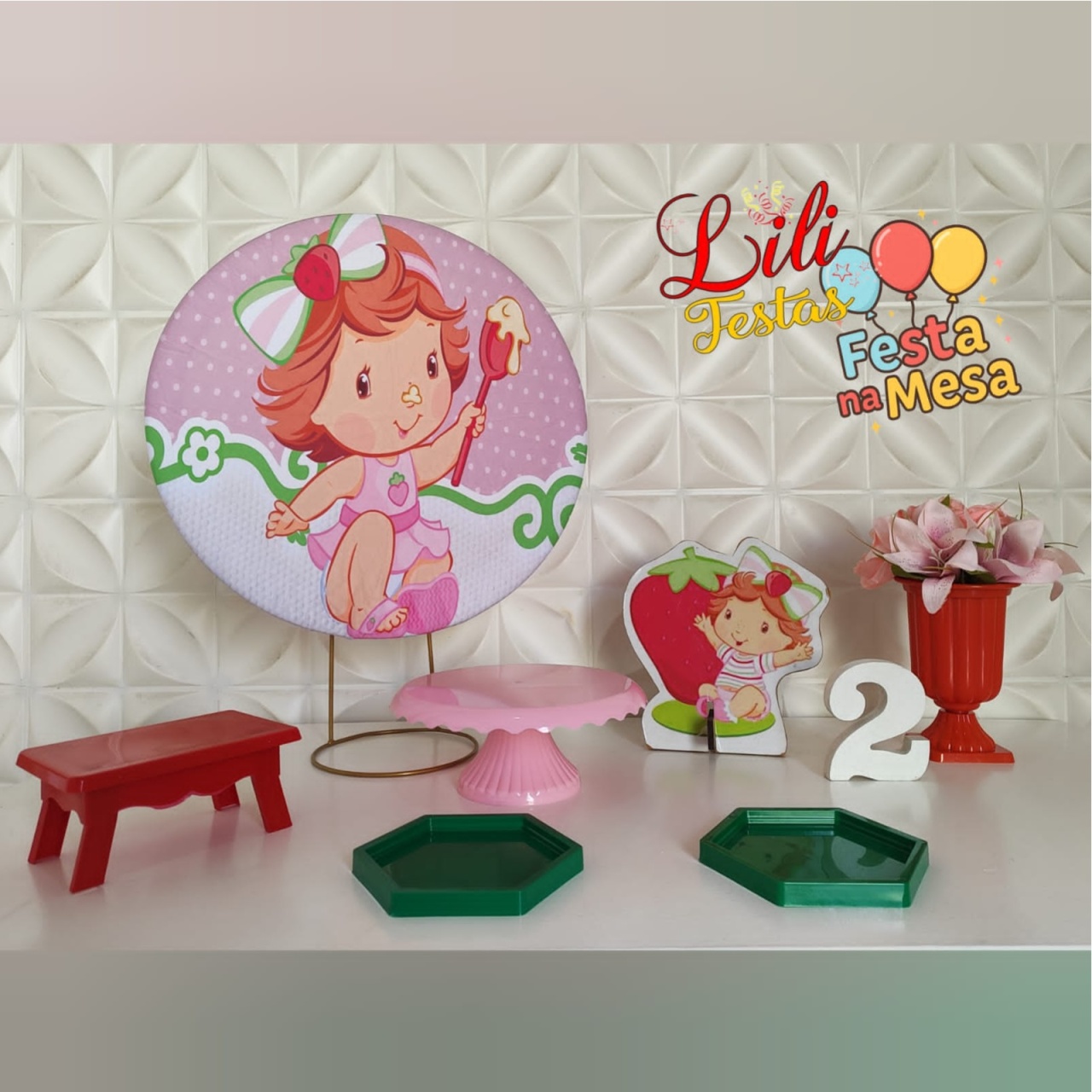 Moranguinho Baby- Festa Na Mesa  - LiliFestaspegueemonte