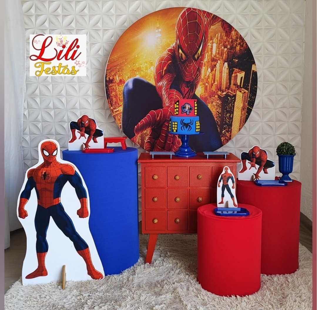 Homem Aranha Liso + Cômoda - LiliFestaspegueemonte