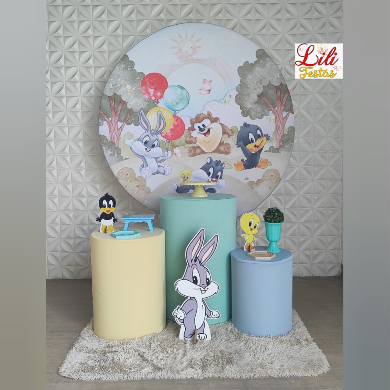 Kit Baby Looney Tunes - 1 - LiliFestaspegueemonte