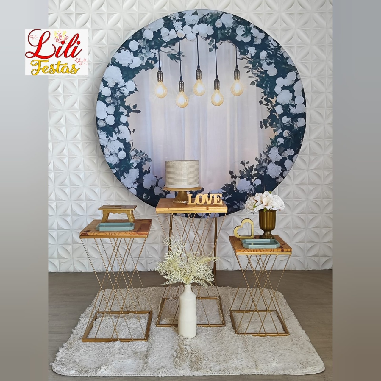 Floral Branco - Trio Teia - LiliFestaspegueemonte