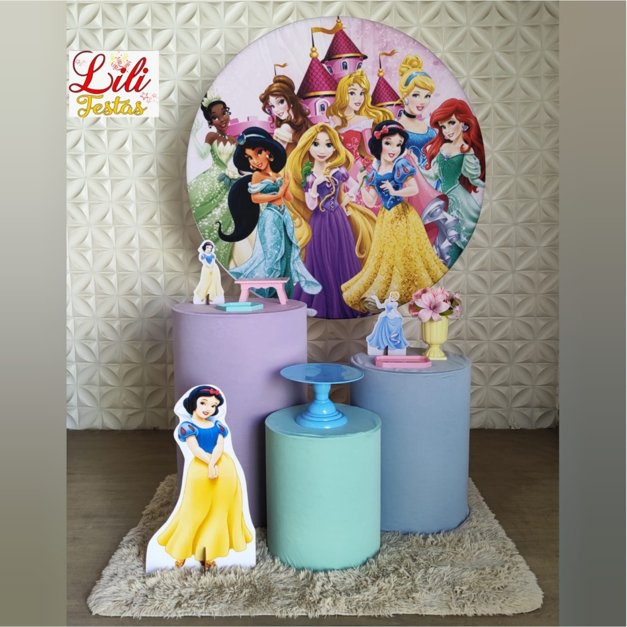 As Princesas (2) - Kit Promocional - LiliFestaspegueemonte