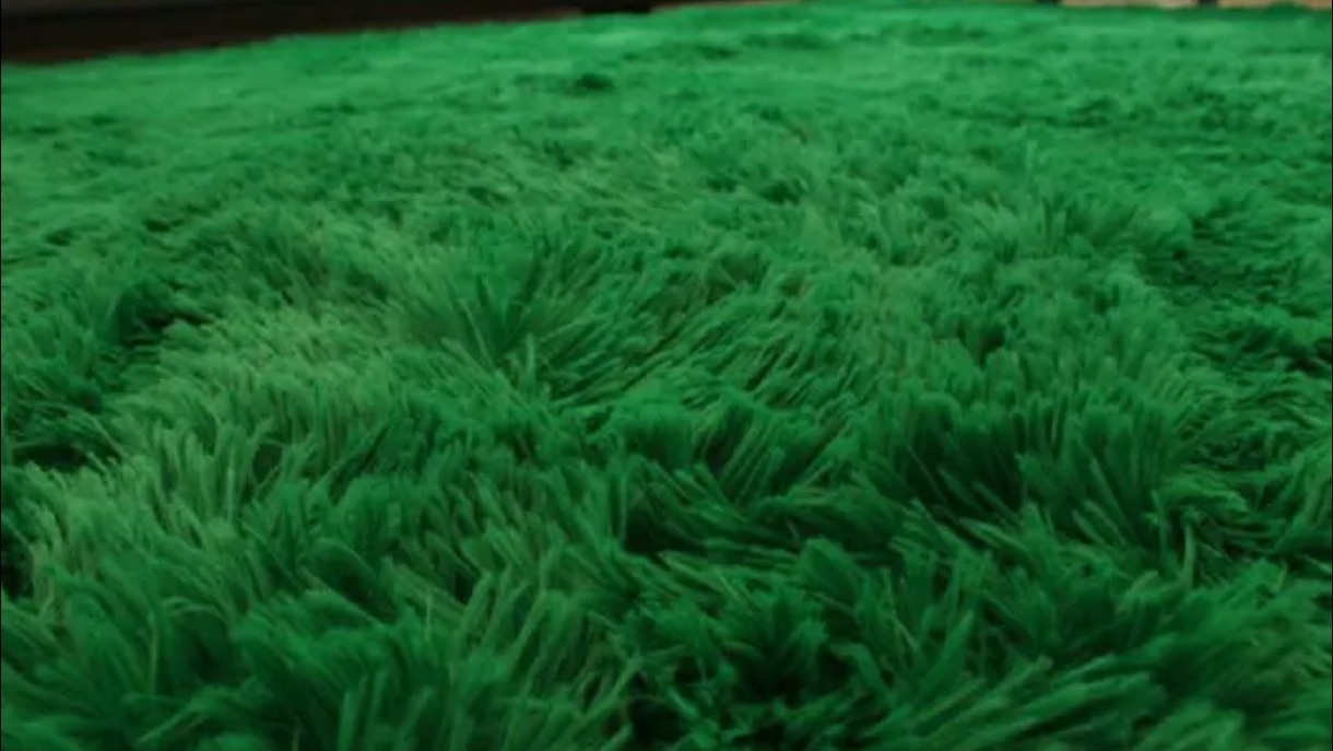 Tapete Verde G - Peludinho  - LiliFestaspegueemonte