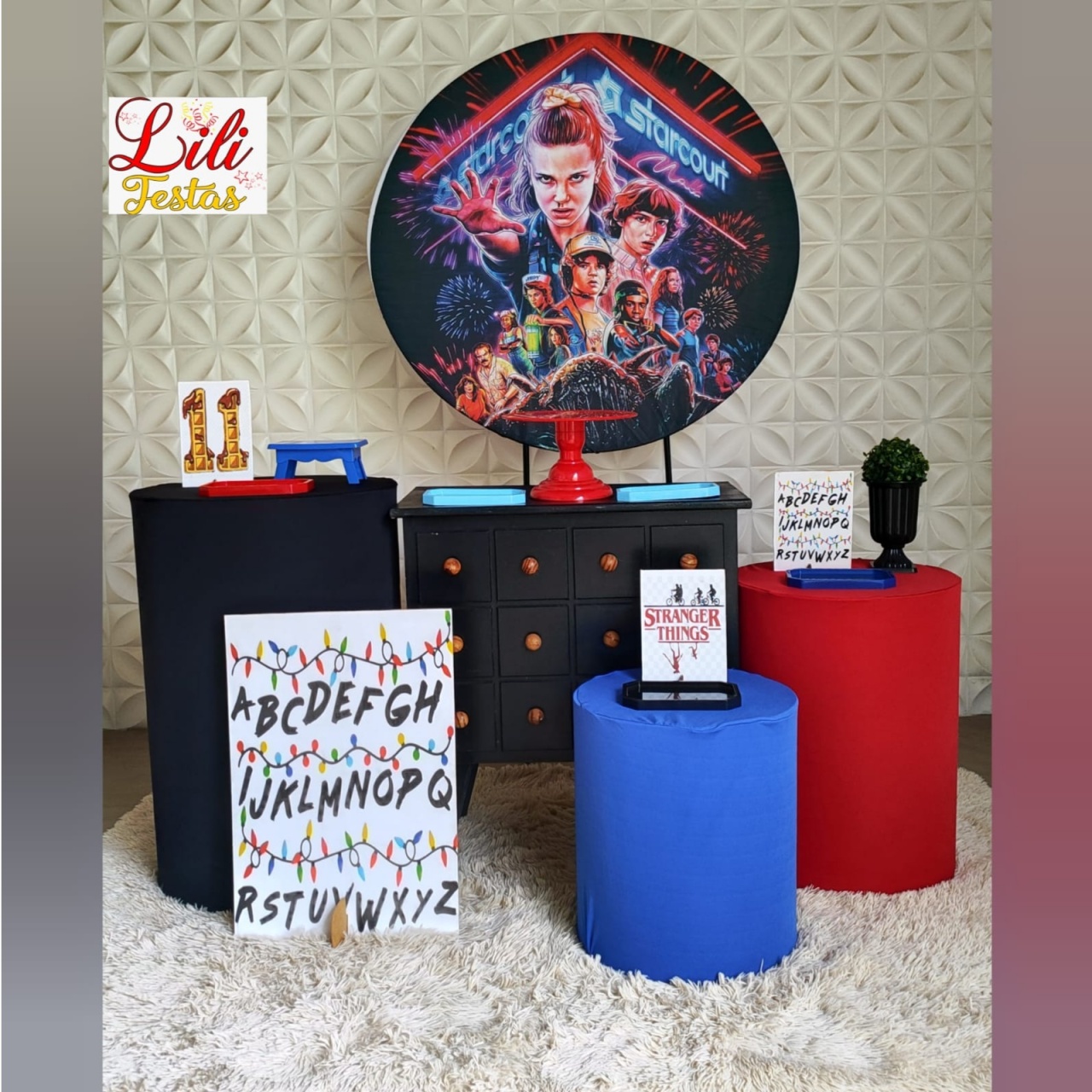 Stranger Things + Cômoda - LiliFestaspegueemonte