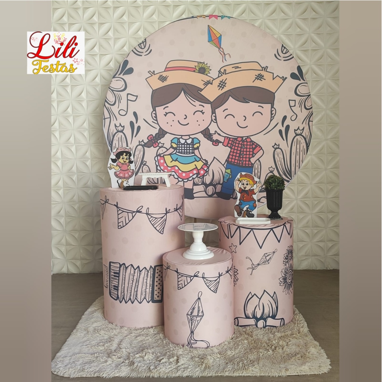Festa Junina Sertão (Cordel) - Kit Promocional - LiliFestaspegueemonte