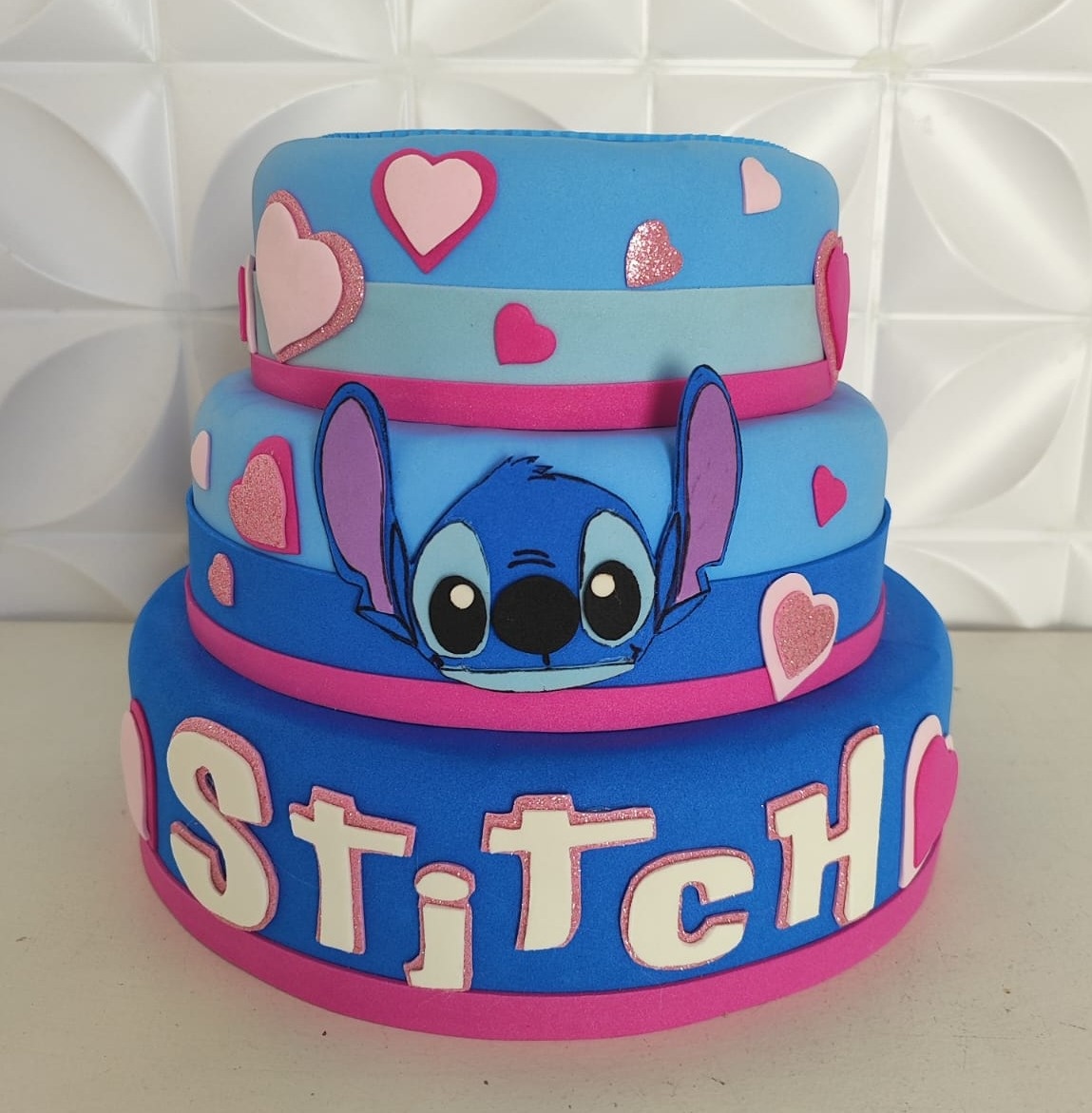 Bolo Fake Stitch  - LiliFestaspegueemonte