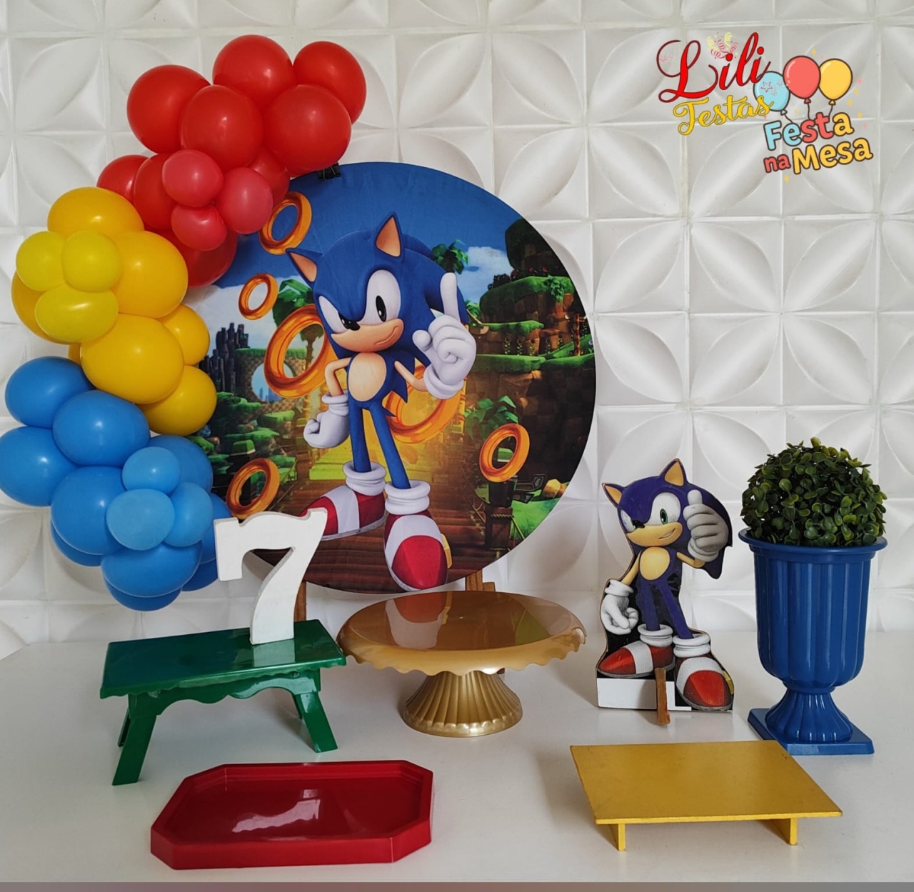 Sonic - Festa Na Mesa - LiliFestaspegueemonte
