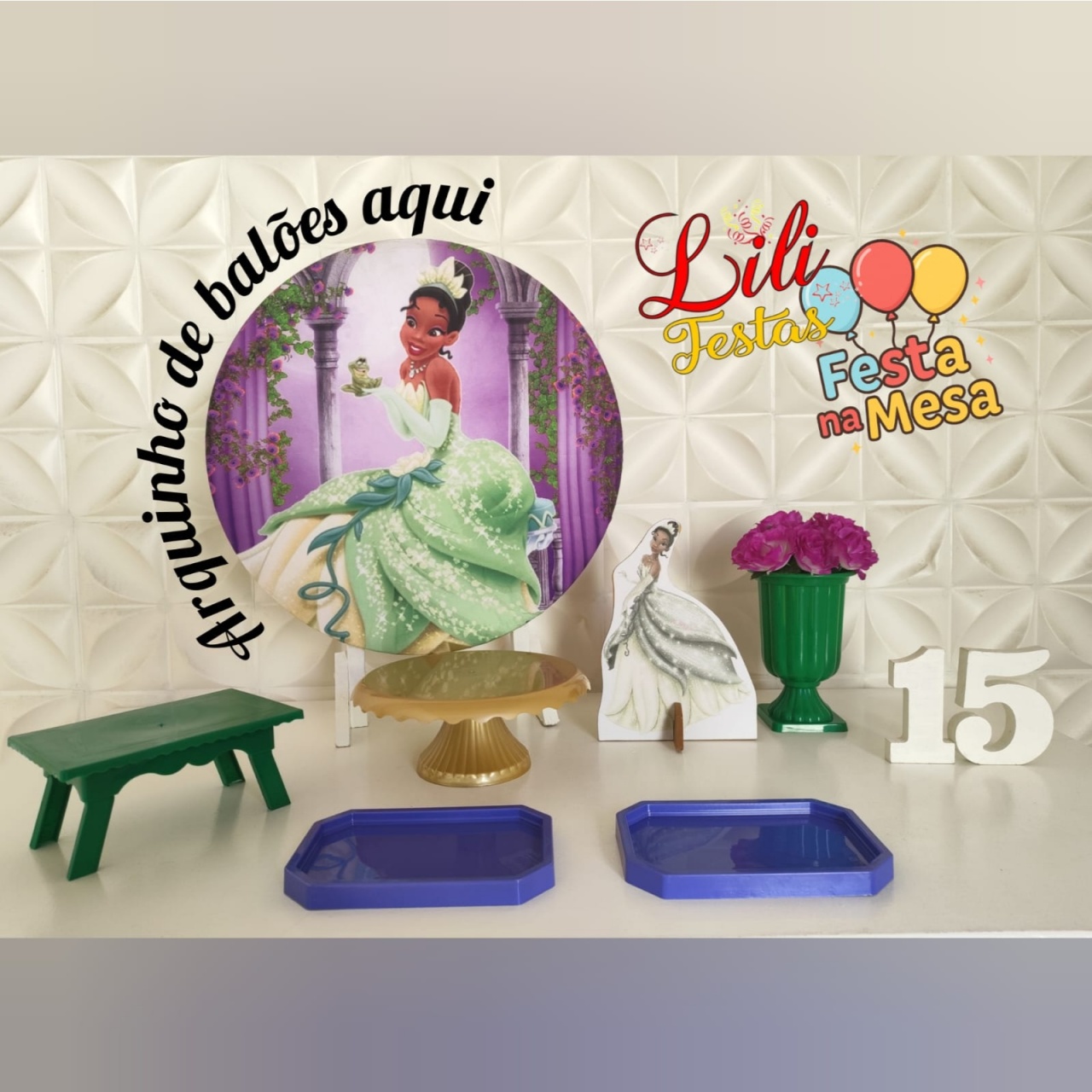 A Pincesa E O Sapo - Festa Na Mesa - LiliFestaspegueemonte