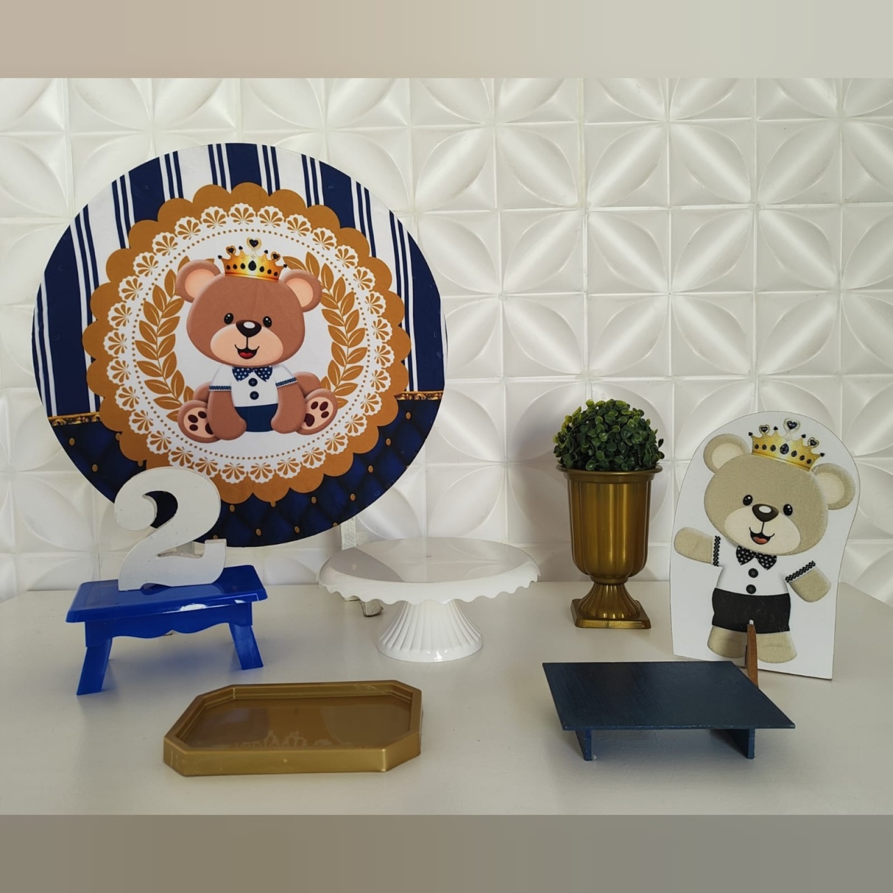 Ursinho Príncipe 2 - Festa Na Mesa   - LiliFestaspegueemonte