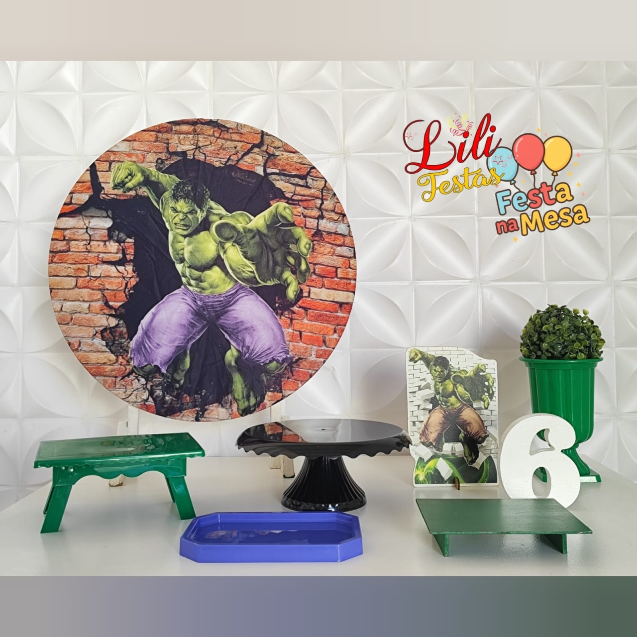 Hulk 1 - Festa Na Mesa (Cópia) - LiliFestaspegueemonte