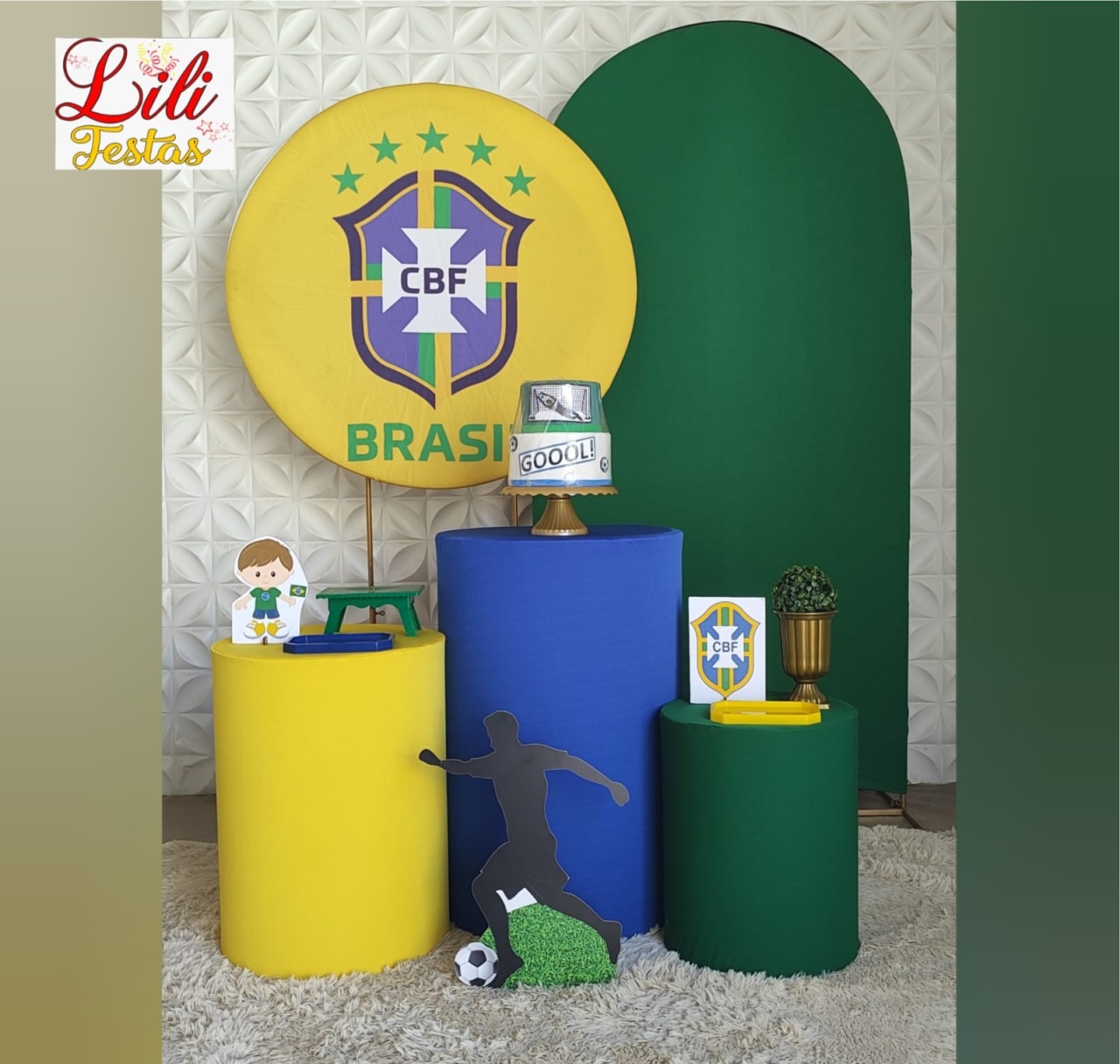 Brasil + Painel Lateral - LiliFestaspegueemonte