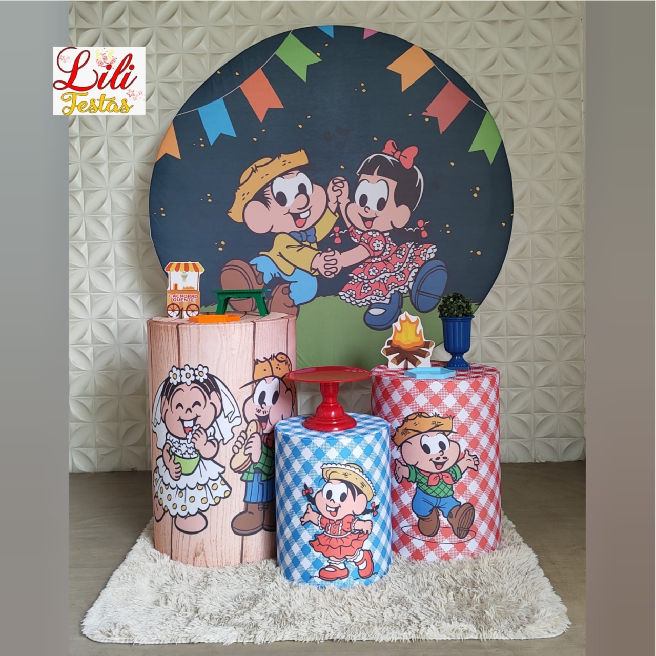 Festa Junina Turma da Mônica - LiliFestaspegueemonte