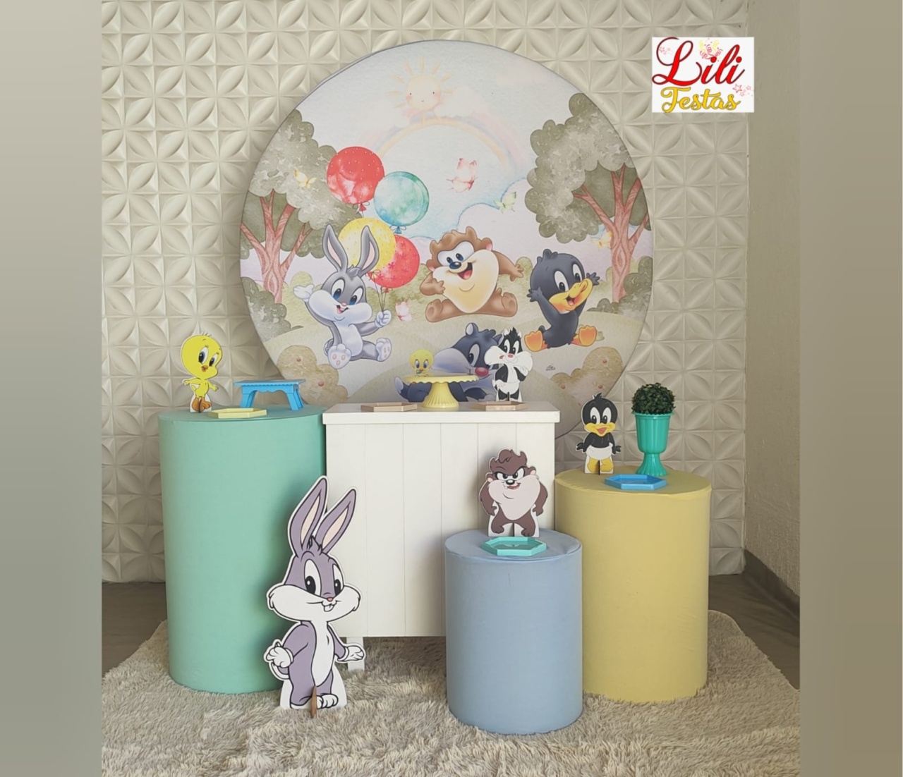 Kit Baby Looney Tunes - 4 - LiliFestaspegueemonte