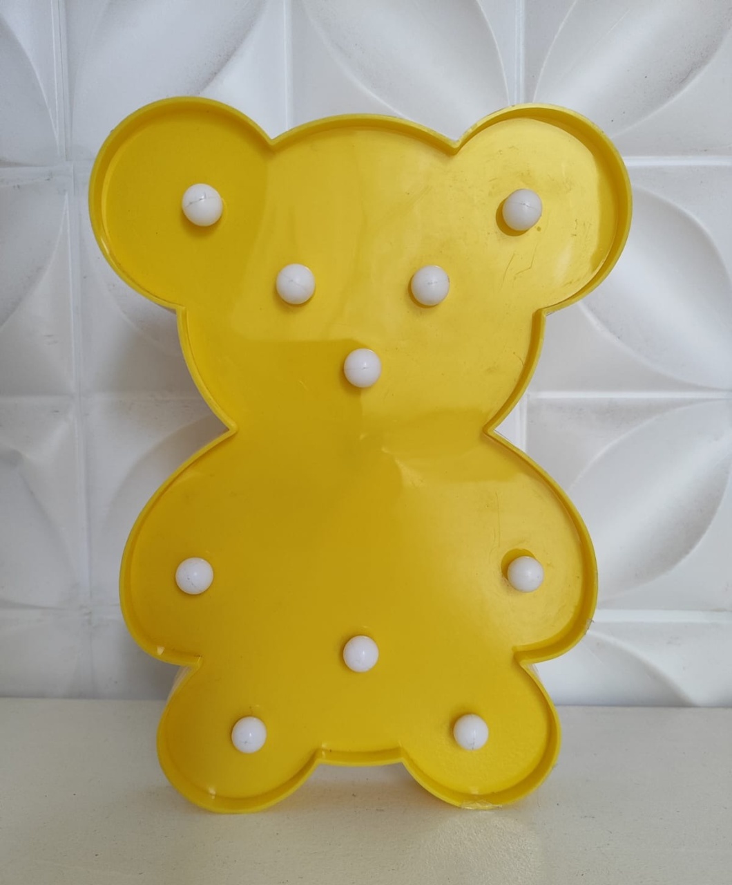  Led Ursinho Amarelo  - LiliFestaspegueemonte