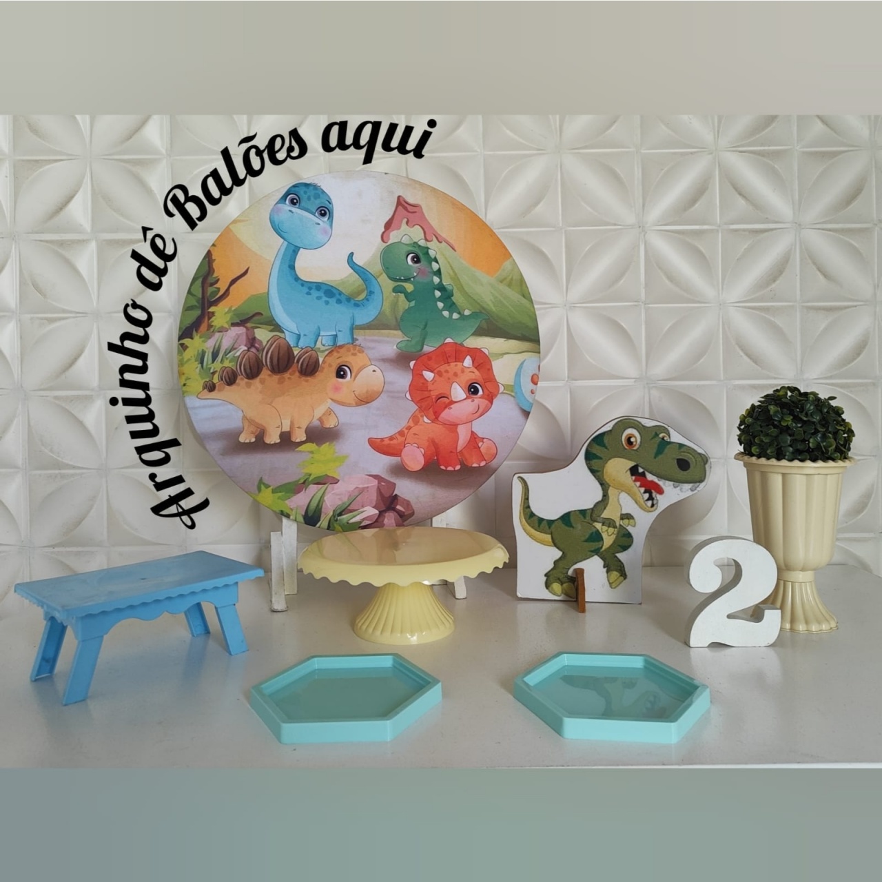 Dino Baby - Festa Na Mesa - LiliFestaspegueemonte