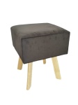 Banqueta Puff - Cinza - imagem 1