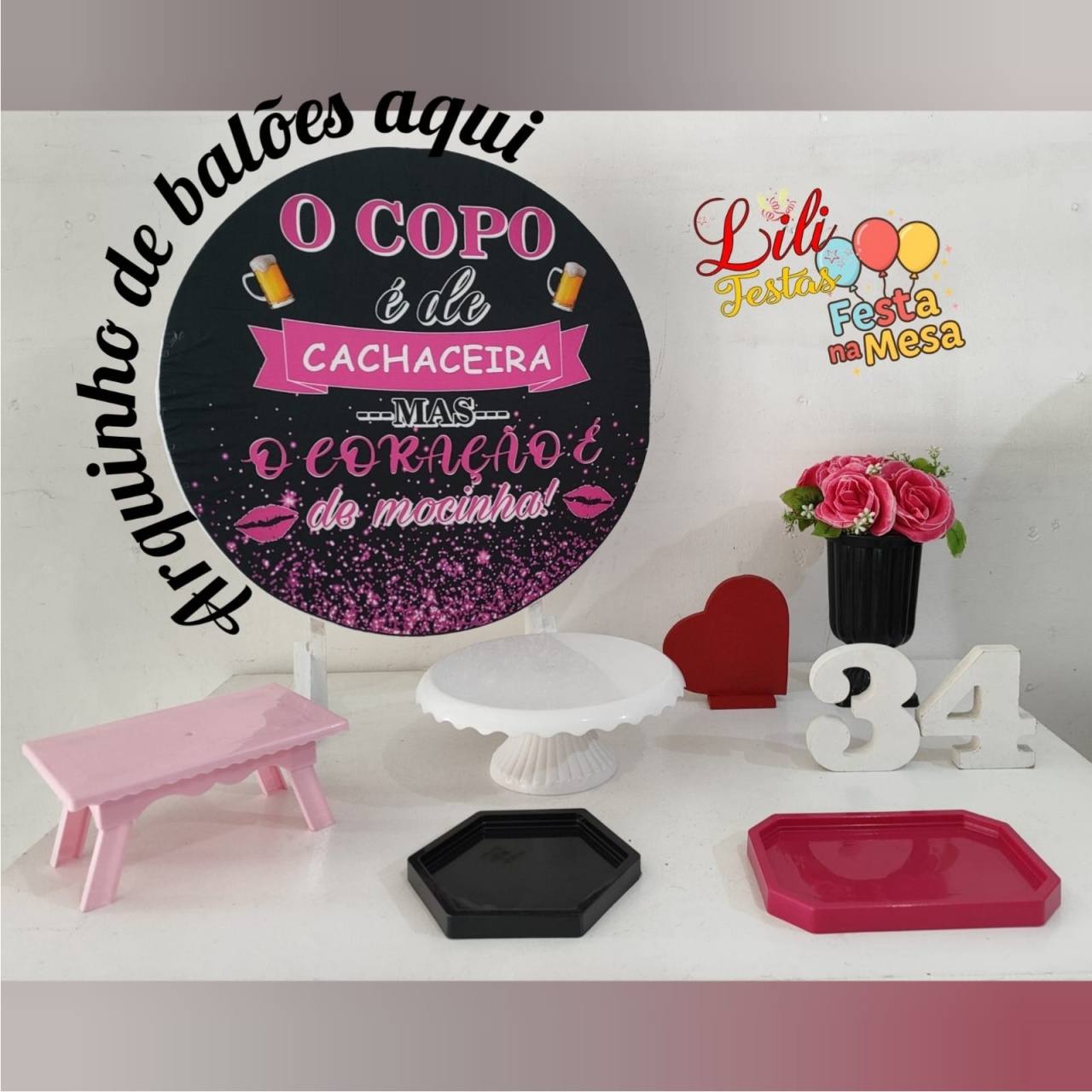 Boteco Rosa (Mocinha) - Festa Na Mesa - LiliFestaspegueemonte