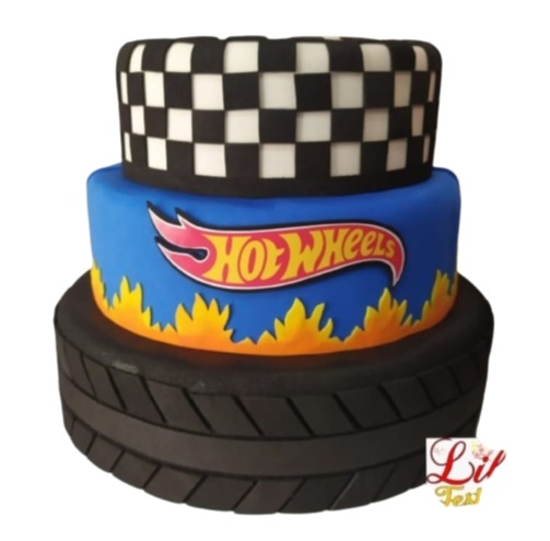 Bolo Fake - Hotwheels  - LiliFestaspegueemonte