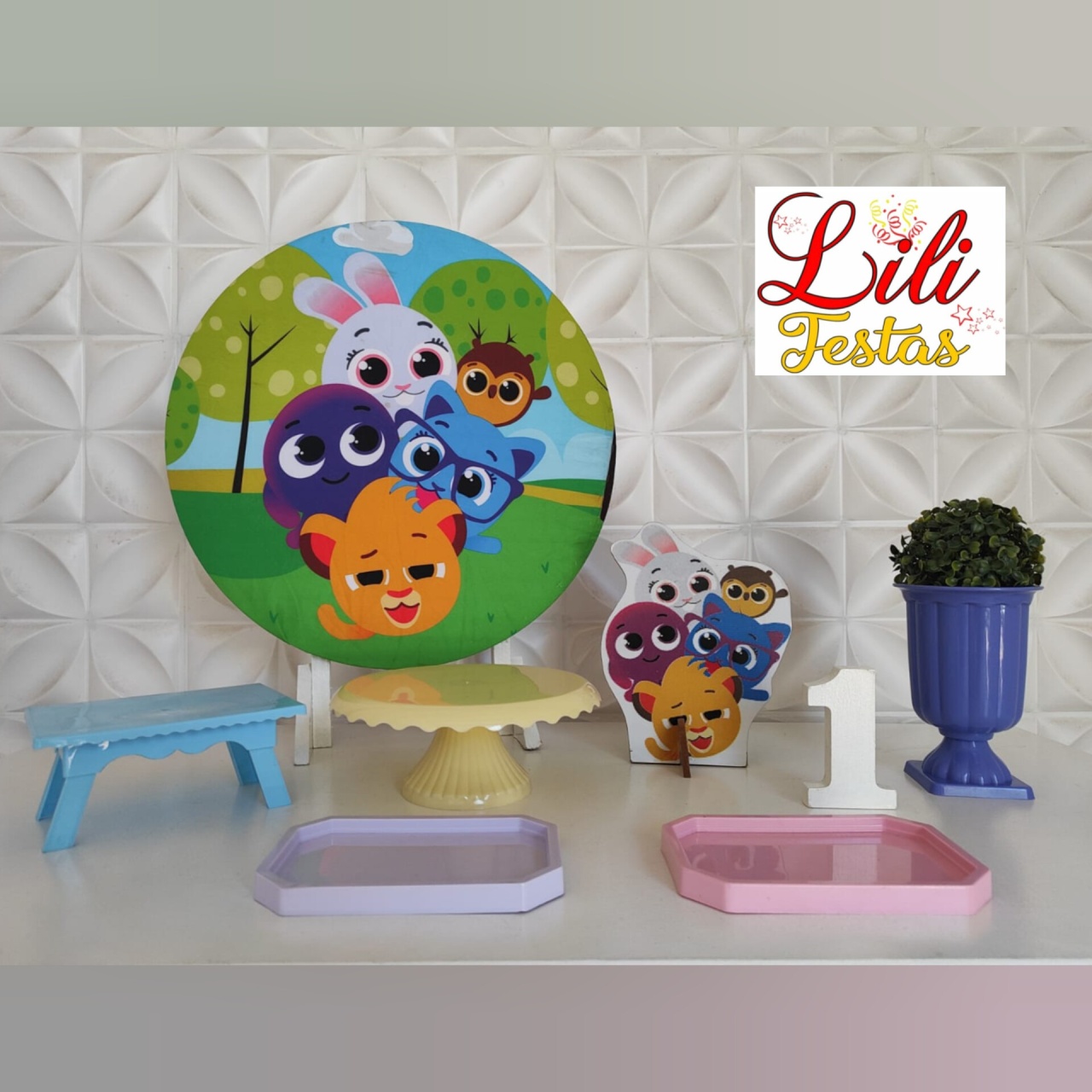 Bolofofos Rosa - Festa Na Mesa  - LiliFestaspegueemonte