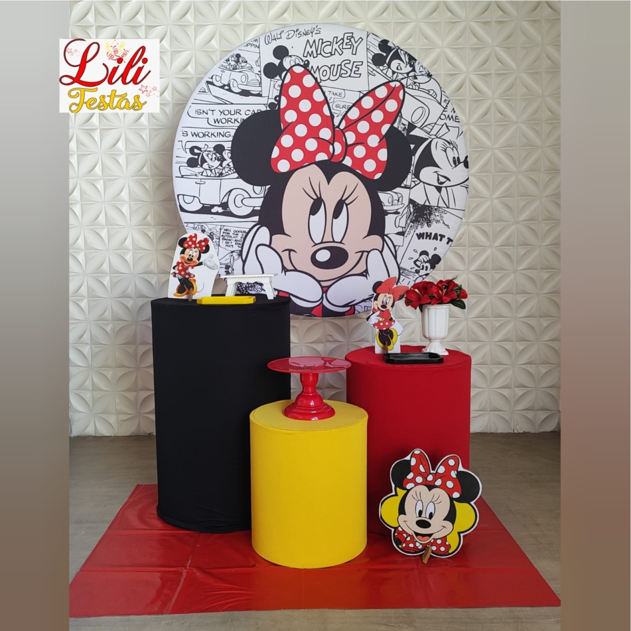 Kit Minnie Vermelha - 1 - LiliFestaspegueemonte