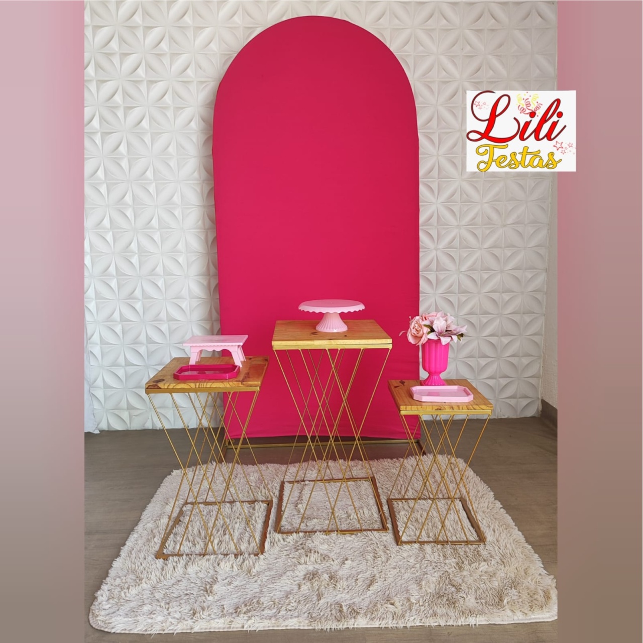 Romano Rosa Pink + Trio Cubo Ferro - LiliFestaspegueemonte