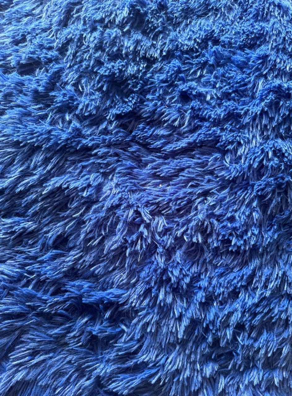Tapete Azul P -  Peludinho  - LiliFestaspegueemonte