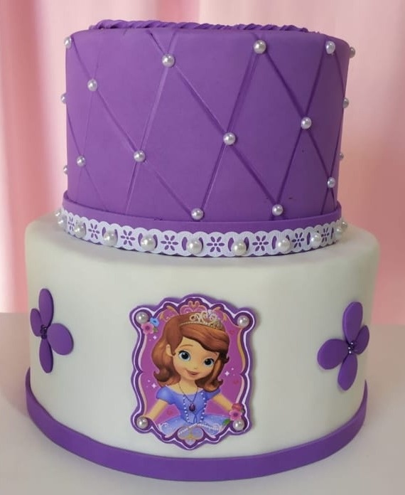 Bolo Fake Princesa Sofía  - LiliFestaspegueemonte