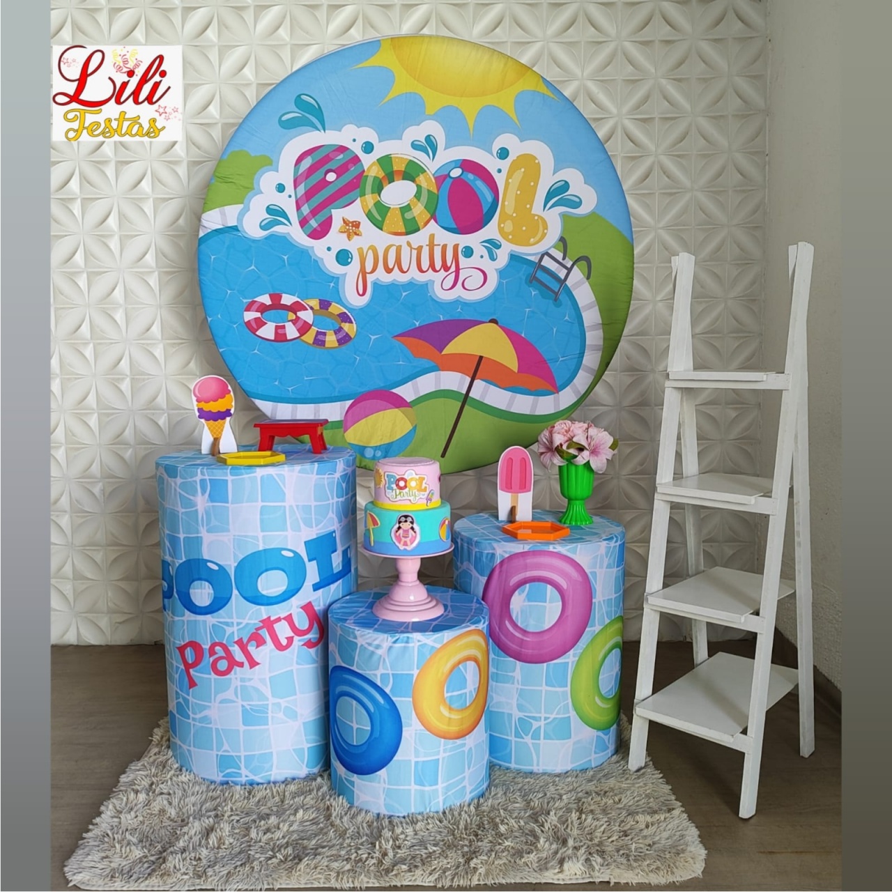Pool Party Rosa + Escada - LiliFestaspegueemonte
